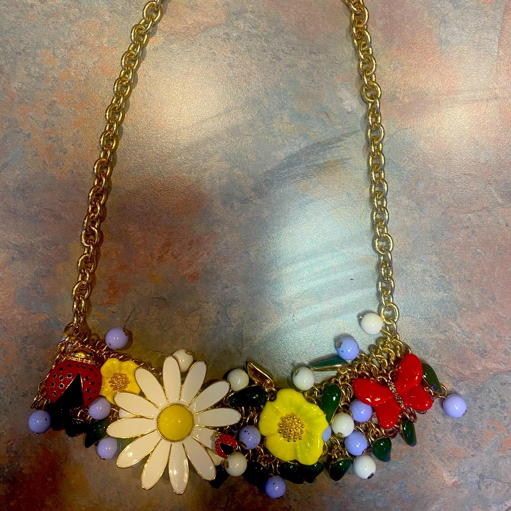 Talbots Garden Statement Necklace